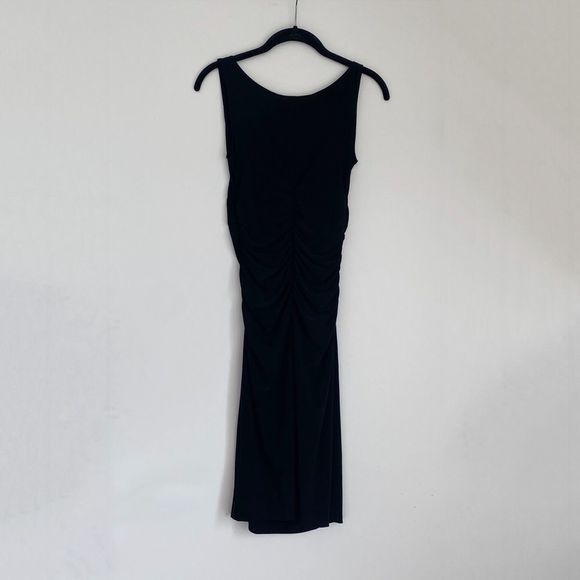 Norma Kamali Dresses & Skirts - Norma Kamali Ruched Slinky Midi Dress